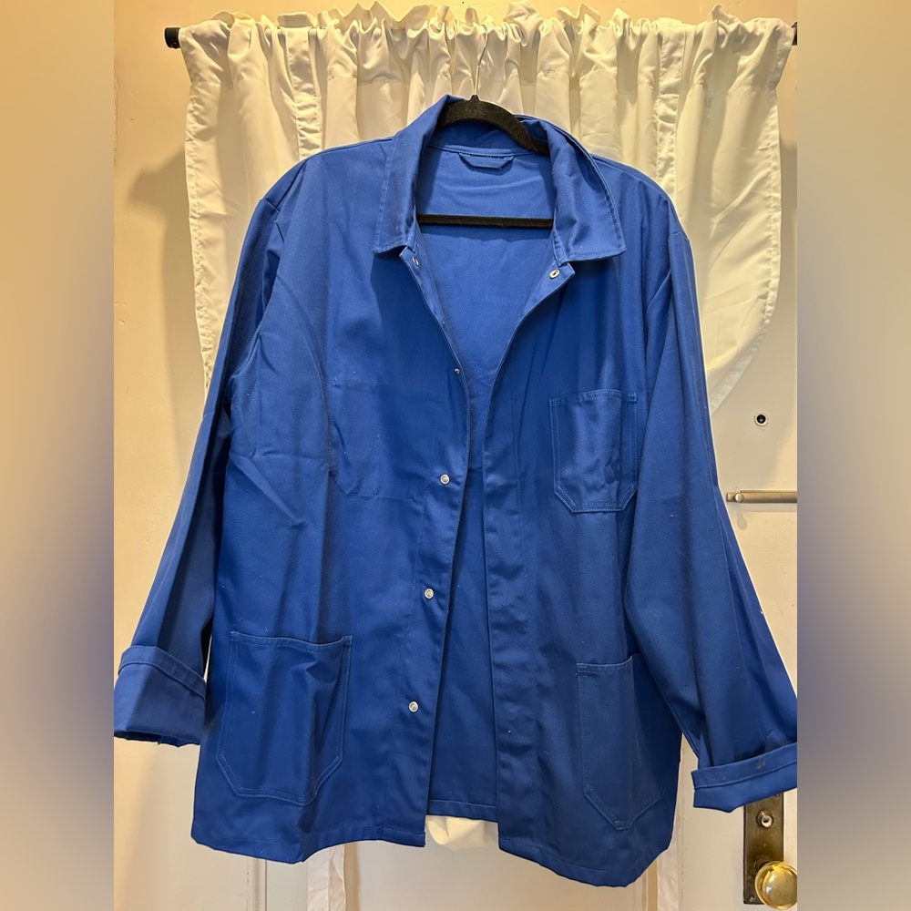 French Work/chore jacket - vintage Matisse blue
